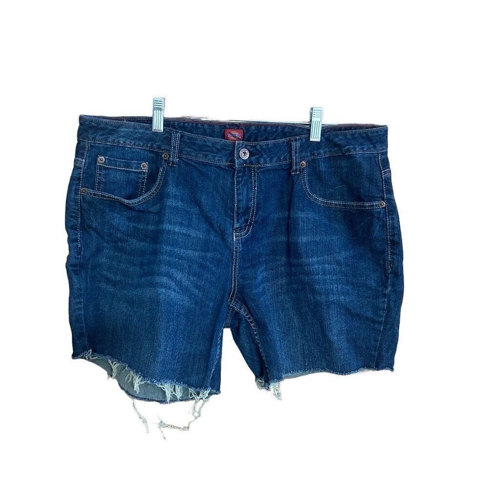 Dickies Relaxed Fit Size 14R Jean Cut Off Shorts Denim